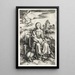 La Vierge et l'Enfant avec un singe - Albrecht Dürer — oprawiony obraz na ścianie