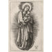 Reprodukcja obrazu La Vierge avec bandeau sur la Lune croissante - Albrecht Dürer