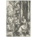 Reprodukcja obrazu La visite de Saint Antoine à Saint Paul l'Ermite - Albrecht Dürer
