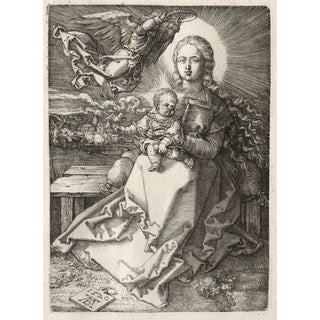 Albrecht Drer - Virgin Crowned by an Angel.webp