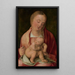 Reprodukcja obrazu La Vierge et l'Enfant - Albrecht Dürer