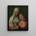 Matka Boska z Dzieciątkiem i świętą Anną - Albrecht Dürer — oprawiony obraz na ścianie