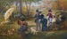 Le Peintre de plein air dans la forêt de Fontainebleau - Alcide Théophile Robaudi — widok dzieła