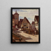 Am Plänlein à Rothenburg - Aleksander Gierymski — oprawiony obraz na ścianie
