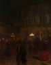 Opera Narodowa w Paryżu nocą - Aleksander Gierymski — widok dzieła