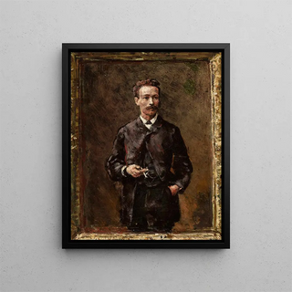 Aleksander Gierymski - Portrait of Artur Gruszecki sketch.webp