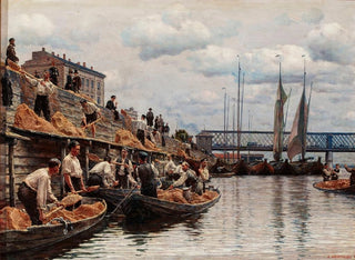 Pracownicy piasku - Aleksander Gierymski — widok dzieła