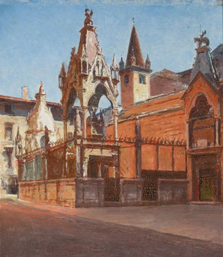 Aleksander Gierymski - Scaliger Tombs in Verona.webp