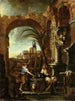 Le Christ et la Samaritaine - Alessandro Magnasco — widok dzieła