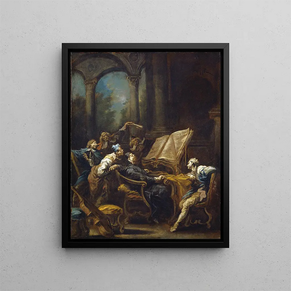 Les Choristes - Alessandro Magnasco — oprawiony obraz na ścianie