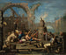 La Pie apprivoisée - Alessandro Magnasco — widok dzieła