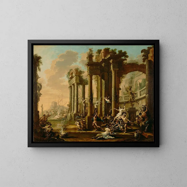 Le Triomphe de Vénus - Alessandro Magnasco — oprawiony obraz na ścianie