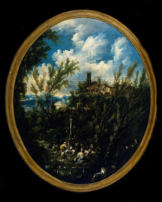 Alessandro Magnasco - Worshippers at a Shrine  Obje.webp