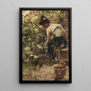 Alessandro Milesi - Ragazza tra i fiori.webp