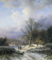 Krajobraz śnieżny - Alexander Joseph Daiwaille — widok dzieła