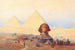 Le Sphinx devant les piramidy w Gizie - Alexander Kircher — widok dzieła