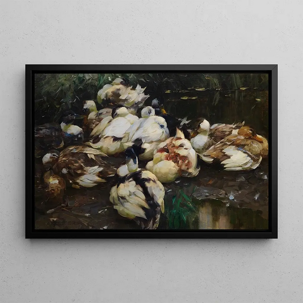 Alexander Koester - 12 Enten im Wasser.webp