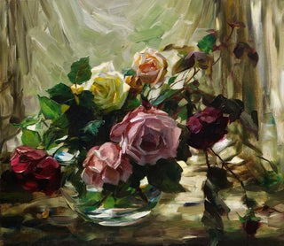 Róże na welonie - Alexander Koester — widok dzieła