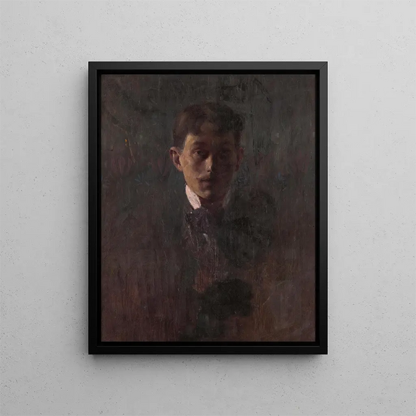 Autoportret - Alexander Kubnyi — oprawiony obraz na ścianie