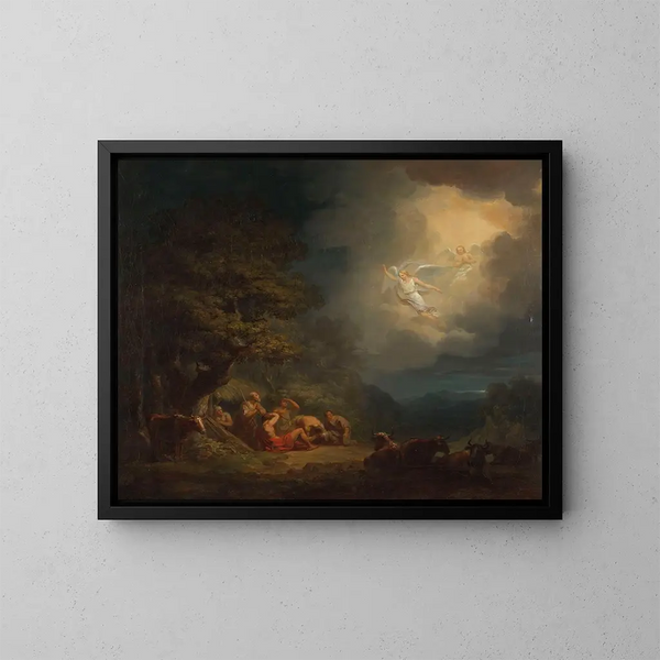 Revelation des anges aux bergers - Alexander Laurus — oprawiony obraz na ścianie