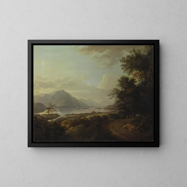 Loch Awe, Argyllshire - Alexander Nasmyth — oprawiony obraz na ścianie