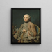 Baron de Neubourg Cromire - Alexander Roslin — oprawiony obraz na ścianie
