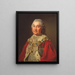 Carl Fredrik Scheffer 1715-1786 hrabia i doradca stanu - Alexander Roslin — oprawiony obraz na ścianie