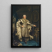 Gustave III 1746-1792, król Szwecji - Alexander Roslin — oprawiony obraz na ścianie