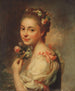 Portret żony artysty Marie Suzanne z domu Giroust - Alexander Roslin — widok dzieła