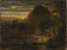 pejzaż wieczorny - Alexandre-Gabriel Decamps — widok dzieła