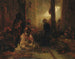 Wnętrza tureckiej kawiarni - Alexandre-Gabriel Decamps — widok dzieła