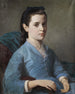 Portret dziewczynki - Alexandre-Louis Leloir — widok dzieła