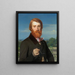 Alfred Bruyas - Alexandre Cabanel — oprawiony obraz na ścianie