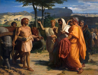 Cincinnatus otrzymujący ambasadorów Rzymu - Alexandre Cabanel — widok dzieła
