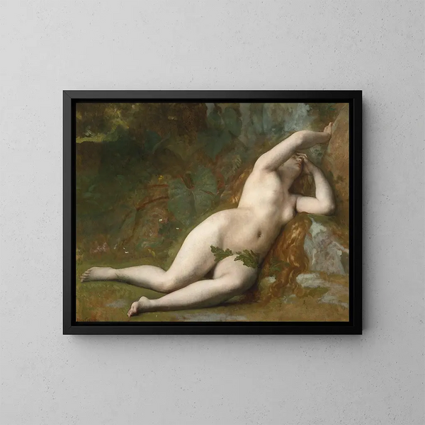 Ewa po upadku - Alexandre Cabanel — oprawiony obraz na ścianie