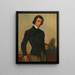Portret młodego artysty - Alexandre Cabanel — oprawiony obraz na ścianie