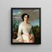 Portret Panny Louise Mars - Alexandre Cabanel — oprawiony obraz na ścianie