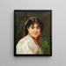 Portret młodej Włoszki - Alexandre Cabanel — oprawiony obraz na ścianie