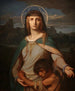Świętej Moniki na tle krajobrazu - Alexandre Cabanel — widok dzieła