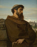 Młody Rzymski mnich myśliciel - Alexandre Cabanel — widok dzieła