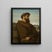 Młody Rzymski mnich myśliciel - Alexandre Cabanel — oprawiony obraz na ścianie