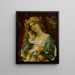 Słuchający głosu echa - Alexandre Cabanel — oprawiony obraz na ścianie