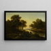 pejzażowy - Alexandre Calame — oprawiony obraz na ścianie