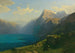 Widok na jezioro Lucerne z Seelisberg - Alexandre Calame — widok dzieła