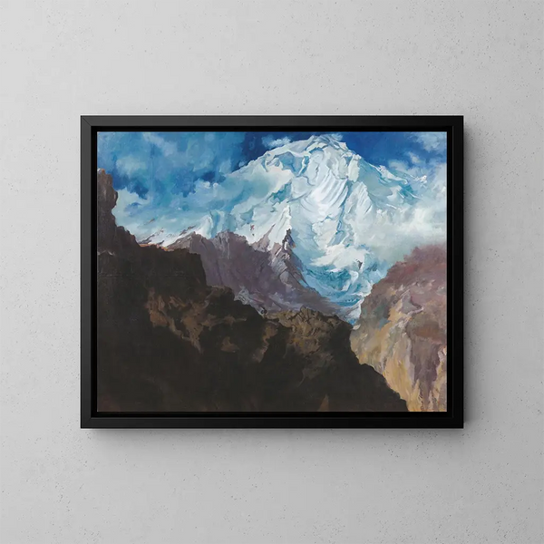 Mont Rakaposhi - Alexandre Iacovleff — oprawiony obraz na ścianie