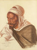 portret Mohameda ben Jellula - Alexandre Iacovleff — widok dzieła