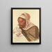 portret Mohameda ben Jellula - Alexandre Iacovleff — oprawiony obraz na ścianie