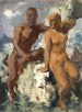 Triton i Nereida Capri - Alexandre Iacovleff — widok dzieła