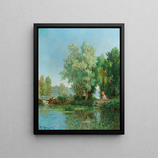 Alexandre Ren Veron - Family Excursion To The River.webp