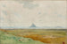 La baie du Mont-Saint-Michel avec le rocher de Tombelaine - Alexandre Séguier — widok dzieła
